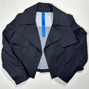 Kit and Ace Women Cropped Trench Black, Sz 4